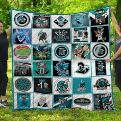Port Adelaide lover Blanket Quilt Rze2