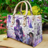 Prince Purple Leather Bag B23