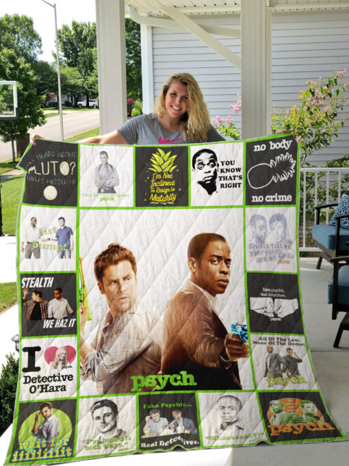 Psych Blanket Quilt Rze2