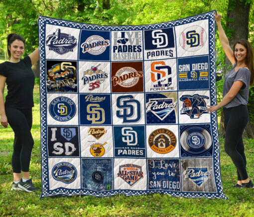 San Diego Padres Quilt  Blanket Quilt Rze2