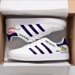 Ayrton Senna Marlboro Blue Skate Stan Smith New Shoes Rze2