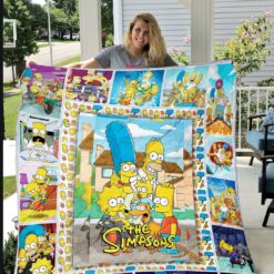 The Simpsons Quilt  Blanket Quilt Rze2