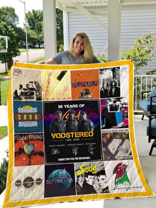 Soda Stereo Blanket Quilt Rze2