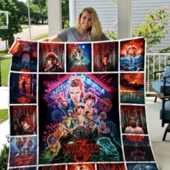 Stranger Things Show TV Blanket Quilt Rze2