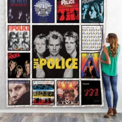 The Police Quilt Blanket Quilt Rze2