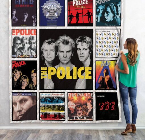 The Police Quilt Blanket Quilt Rze2