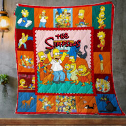 The Simpsons Lover Blanket Quilt Rze2