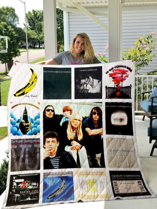 The Velvet Underground Quilt  Blanket Quilt Rze2