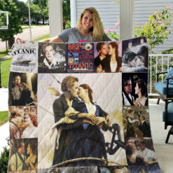 Titanic Rose and Jack Blanket Quilt CCHU