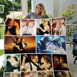 Titanic Rose and Jack lover Blanket Quilt CCHU
