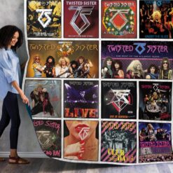 Twisted Sister Band Blanket Quilt Rze2