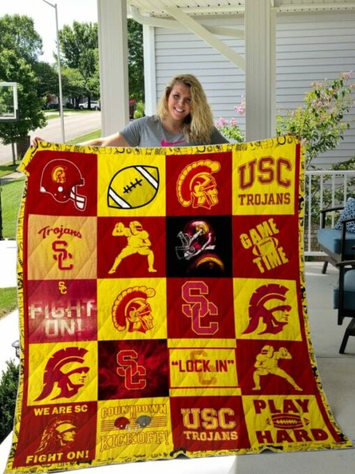 USC Trojans Blanket Quilt Rze2