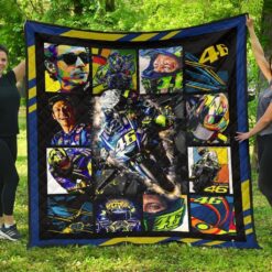Valentino Rossi 46 Blanket Quilt Rze2