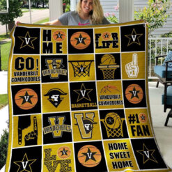 Vanderbilt Commodores Lover Blanket Quilt Rze2