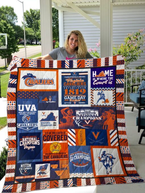Virginia Cavalier Blanket Quilt Rze2