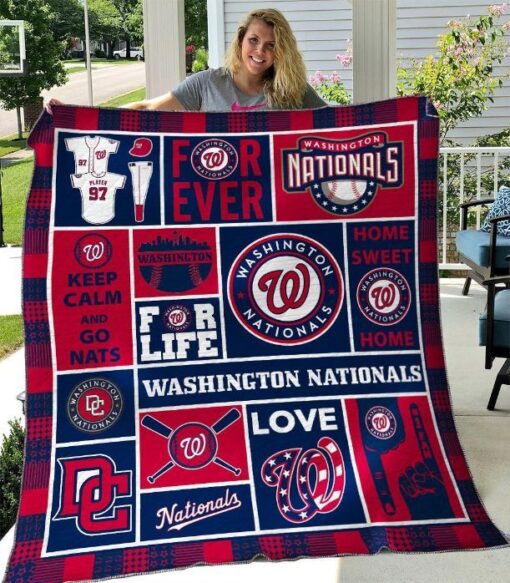 Washington Nationals Blanket Quilt Rze2