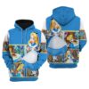 Alice in Wonderland 1 Hoodie Zip Hoodie 3D Rze1