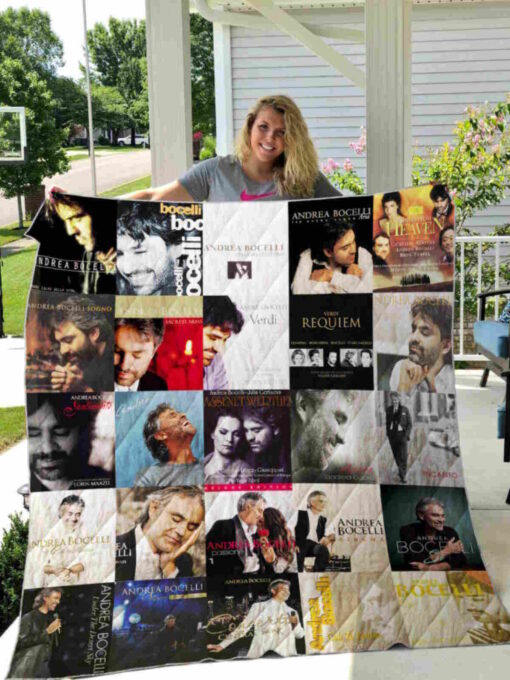Andrea Bocelli Quilt Blanket Quilt Rze1