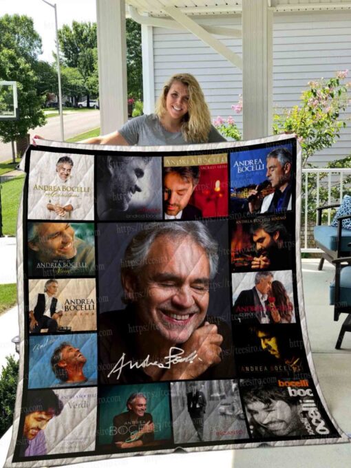 Andrea Bocelli 1 Quilt Blanket Quilt Rze1