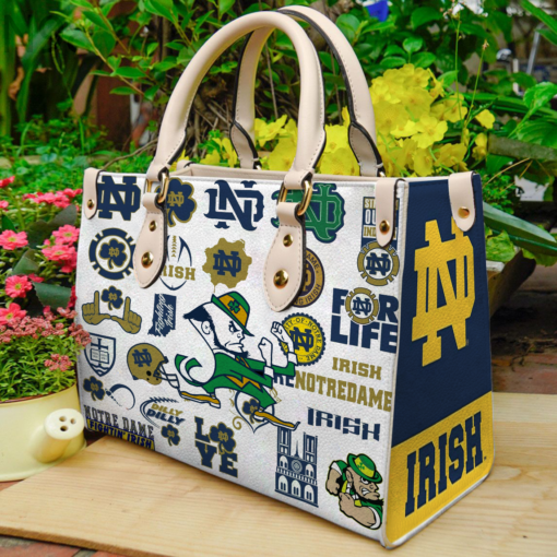 Notre Dame Fighting Irish Leather Bag TN