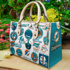 Miami Dolphins Lover Leather Bag B22