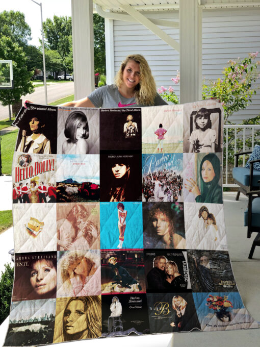 Barbra Streisand 2 Blanket Quilt TN