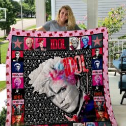 Billy Idol 1 Blanket Quilt Rze1
