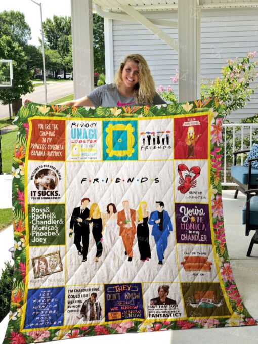 Friends Tv Show Blanket Quilt Rze1