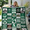 Michigan State Spartans Blanket Quilt TN