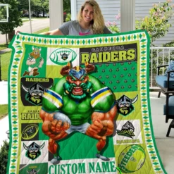 Canberra Raiders  Blanket Quilt Rze2