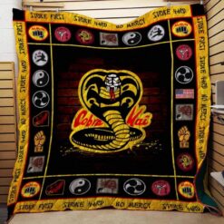 Cobra Kai Blanket Quilt Rze2