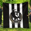 Collingwood Magpies Best Blanket Quilt Rze2