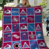 Colorado Avalanche Blanket Quilt B21