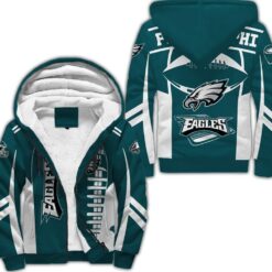 Philadelphia Eagles Lover Fleece Jacket Rze2