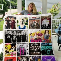 Fall Out Boy Quilt Blanket Rze1