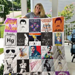 Freddie mercury i0 Quilt Blanket Quilt Rze1