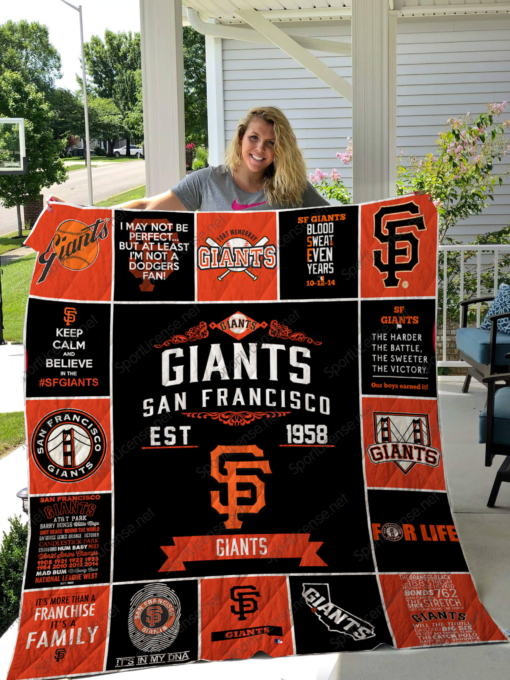 San Francisco Giants  Blanket Quilt Rze2
