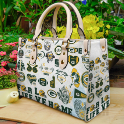 Green Bay Packers Leather Hand Bag Rze2