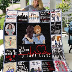 Grey’s Anatomy Quilt Blanket Quilt B20