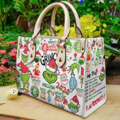 Grinch  Leather Hand Bag Rze2