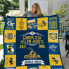 Georgia Tech Yellow Jackets Lover Blanket Quilt Rze2