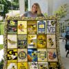 Georgia Tech Yellow Jackets Quilt Blanket Quilt Rze2