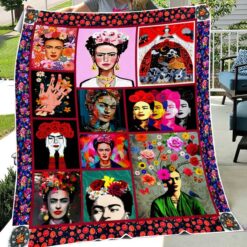 Frida Kahlo Quilt Blanket Quilt B23