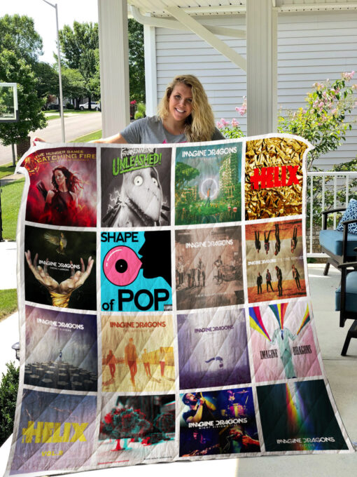 Imagine Dragons Quilt Blanket Rze1