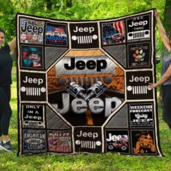 Jeep  Lover Car Blanket Quilt  B23
