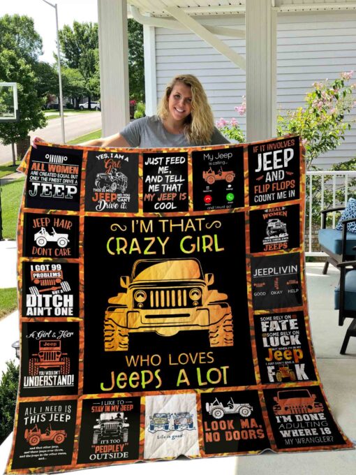 Jeep Blanket Quilt Rze2