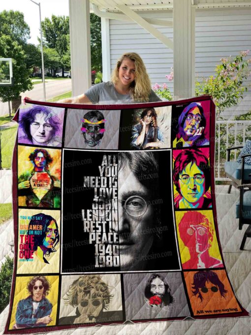 John Lennon Lover Blanket Quilt TN