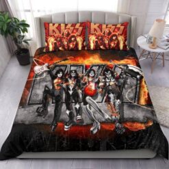 Kiss Band Lover Bedding Set Rze2