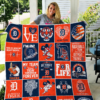 Detroit Tigers Quilt Blanket B20