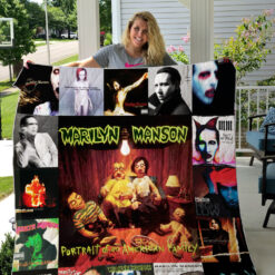 Marilyn Manson Blanket Quilt TN
